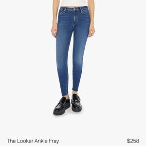 MOTHER the Looker Ankle Fray BLACK !!!!
